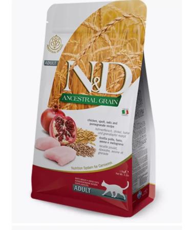 Farmina AnceStral adult food for cats with chicken and grenade 1.5 kg - Buy Online on GoSupps.com
