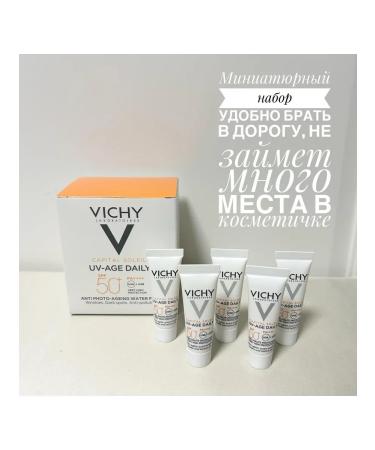 Vichy Capital Soleil UV-Age Cream 5pcs. 3ml. 15ml - Buy Online on GoSupps.com
