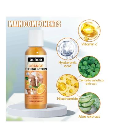 Exfoliating and lightening lotion with orange crust - Buy Online on GoSupps.com