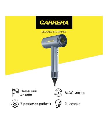 Carrera Hair hair dryer Powerful # 541 Premium with a display - Buy Online on GoSupps.com