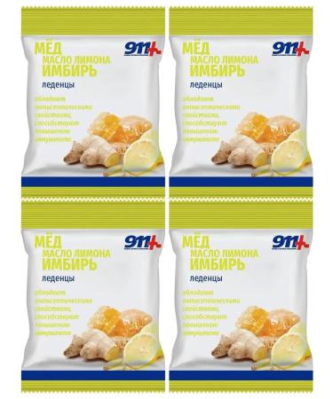 Lollsers honey ginger with vitamin C 50g 4UP