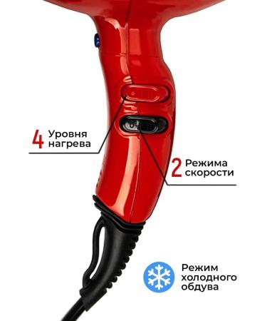 ETI Hair hair dryer powerful 2500 W XTRAPOWER 6900 - Buy Online on GoSupps.com