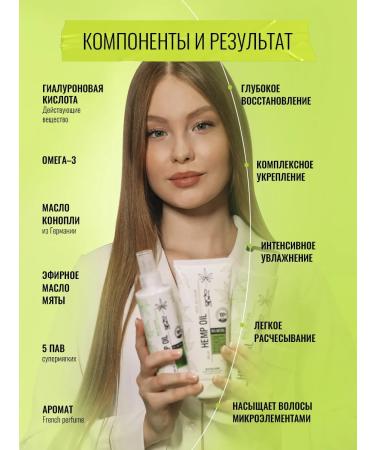 BEON HEMP Oil Hair with Hyaluron 400 ml - Buy Online on GoSupps.com