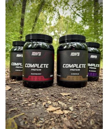 Health Factor Complete Protein protein 900g taste of blueberries - Buy Online on GoSupps.com