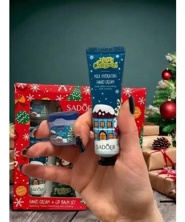 Present Gift set of hand cream and lip balm - Buy Online on GoSupps.com