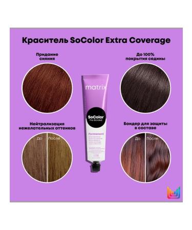 Hair dye matrix Socolor Pre-Bonded 507n - Buy Online on GoSupps.com