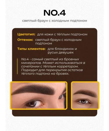 AP GROUP Mineral pigment for eyebrows and age No. 4 blond n.y.s.e - Buy Online on GoSupps.com
