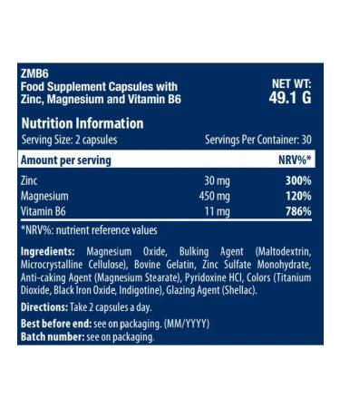 Scitec Nutrition Complex of minerals and vitamins zmb6 - Buy Online on GoSupps.com