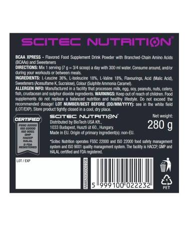 Scitec Nutrition Amino acid BCAA XPress Essential Orange - Buy Online on GoSupps.com