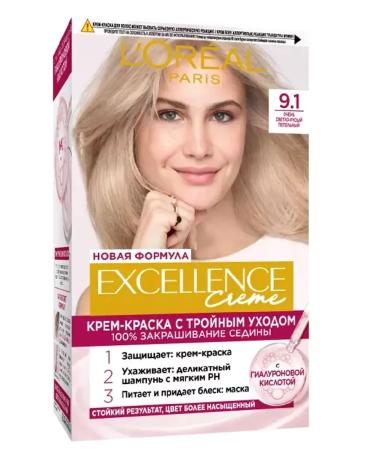 L'OREAL Hair dye Excellence 9.1
