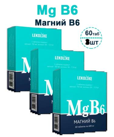 LEKOLIKE Magnesium in 6 60 pcs. 550 mg-2UP tablets weighing