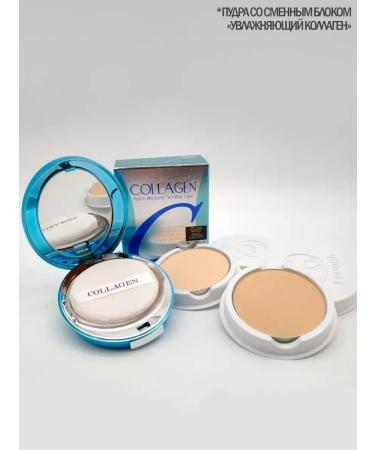 Moon Compact powder ENUGH COLLAGEN HYDRO MOOSTURA 13 tone - Buy Online on GoSupps.com
