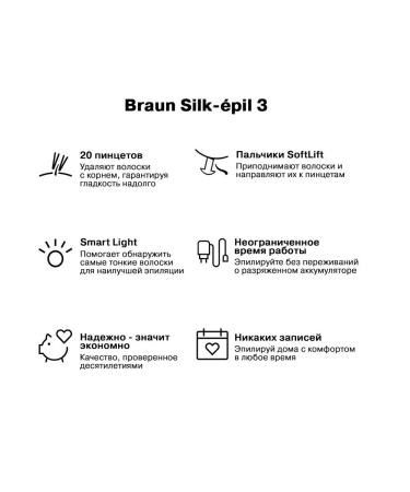 Braun Silk-epil 3 SE3-031 epalator - Buy Online on GoSupps.com