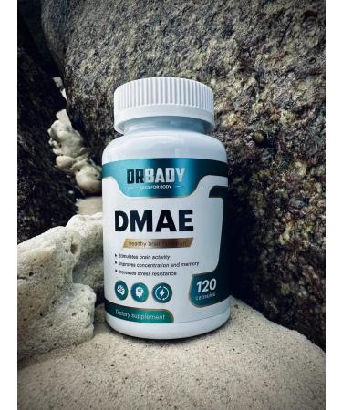 DRBADY DMAE DME 120 capsules weighing 830 mg - Buy Online on GoSupps.com