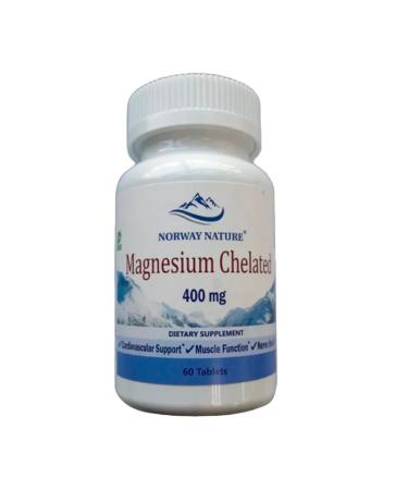 Norway Nature Magnesium chelate chelate chelated 400 mg - Buy Online on GoSupps.com