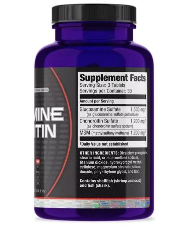Ultimate Nutrition Address for joints and ligaments Glucosamine Chondroitin MSM - Buy Online on GoSupps.com