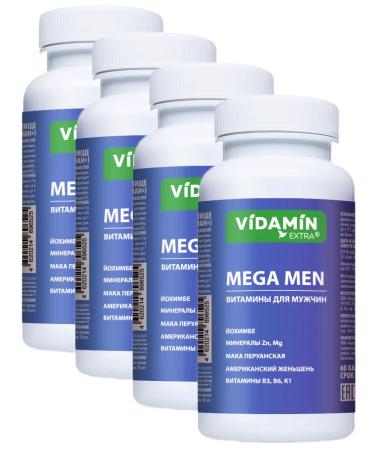 VIDAMIN EXTRA Vitamins for testosterone and potency 240 capsules - Buy Online on GoSupps.com
