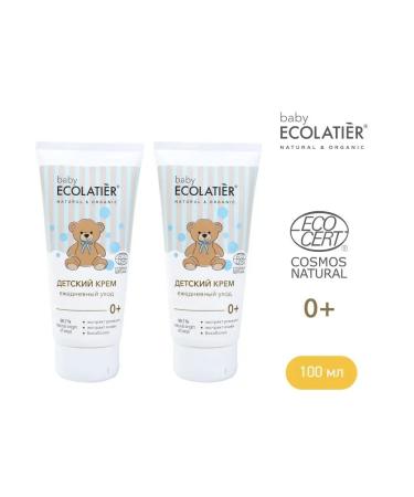 Ecolatier Set children's cream for daily care Baby 0+ 100 ml 2pcs - Buy Online on GoSupps.com
