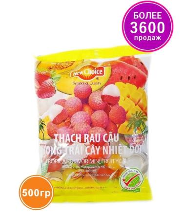 New Choice Jelly fruit assorted 500 g Vietnam - Buy Online on GoSupps.com