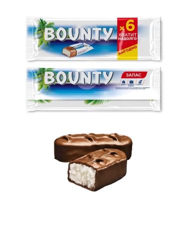 Bounty Chocolate bar 27.5g x 6pcs 165g 3pcs - Buy Online on GoSupps.com