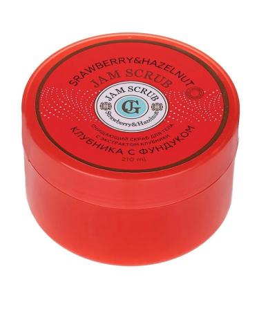 LOREN COSMETIC Jam-scrub for shower strawberries with jam scube hazelnut