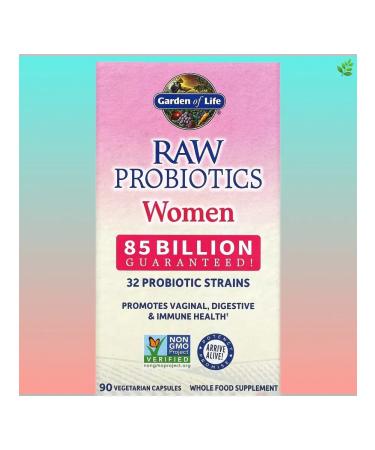 Garden of Life Probiotics RAW for women 85 billion 90 capsules