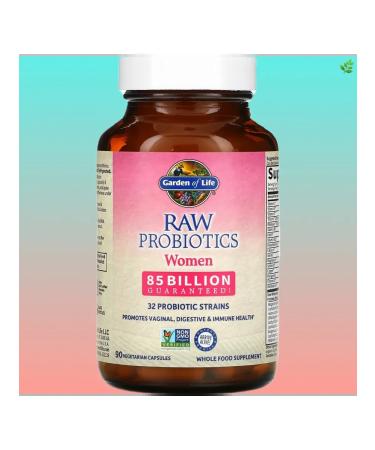 Garden of Life Probiotics RAW for women 85 billion 90 capsules - Buy Online on GoSupps.com