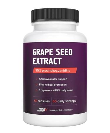 PROTEINCOMPANY Grape bone extract in capsules 60 kap - Buy Online on GoSupps.com