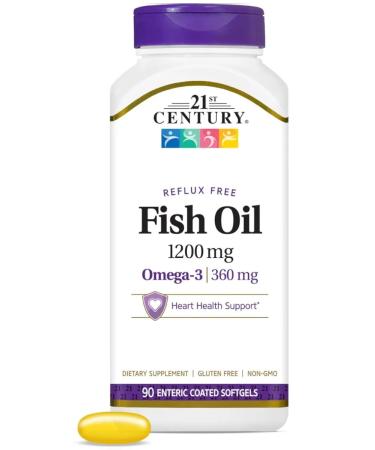 21st Century Fish Oil 1200 Mg 90 Softgels (omega 3 fish oil)