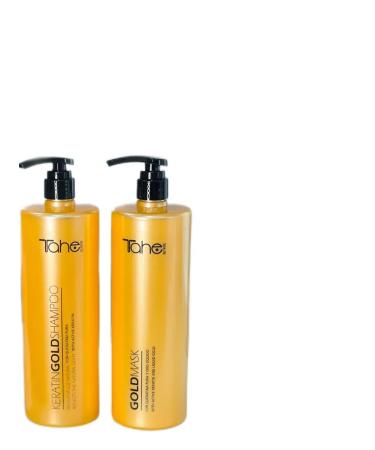 Tahe Keratin Gold 1000 ml damaged hair mask - Buy Online on GoSupps.com