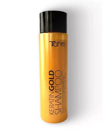 Tahe Gold keratin shampoo for shine and volume 300 ml - Buy Online on GoSupps.com