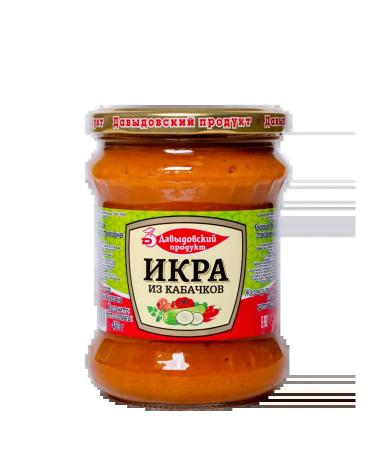 Davydovsky product Canned vegetable caviar of zucchini and eggplant in banks 4pcs - Buy Online on GoSupps.com