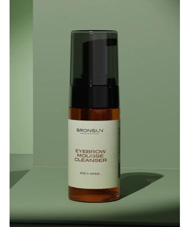 Bronsun Foam for cleaning eyebrows Rose & Sandal 100 ml - Buy Online on GoSupps.com