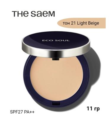 THE SAEM Compact powder Eco Soul Perfect Cover Pact tone 21 11g