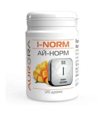 AURORA i-norm iodine 120 dragees 250 mg