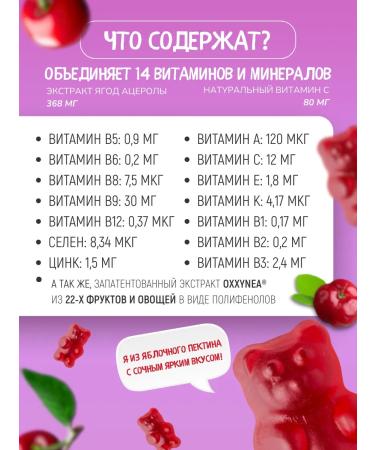 Pediakid Natural multivitamins for children chewing bears - Buy Online on GoSupps.com