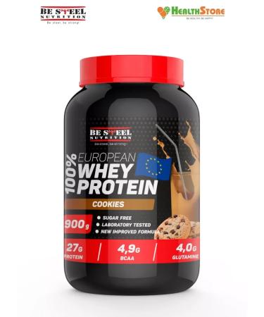 Be Steel Nutrition Whey -current Whey Protein 0.9kg (Cream cookies)