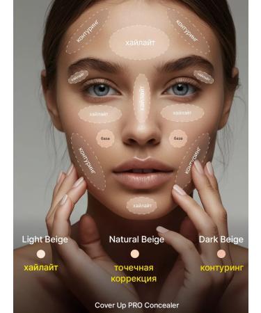 TFIT Korean face concealer 01 natural palette 3 in 1 - Buy Online on GoSupps.com