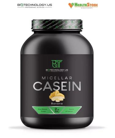BiotechnologyUS Micellar Casein 0.9kg (banana) Casein protein