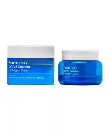 Farm story Face cream anti -aging Dr.V8 Solution Caviar Blue - Buy Online on GoSupps.com