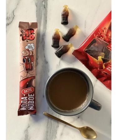 BRIGHT and DES Coffee 3 in 1 Cocktail "Latte" in sticks 8 tastes 30 grams - Buy Online on GoSupps.com