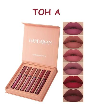 A set of matte lipsticks