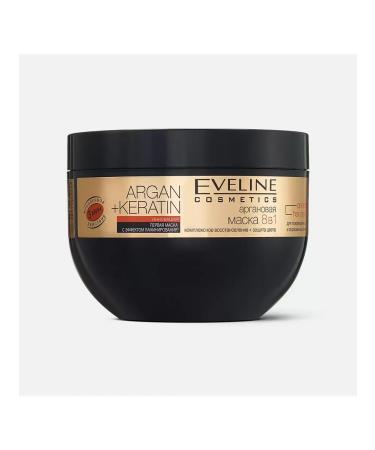 EVELINE Hair mask with keratin 8B1 Argan - Buy Online on GoSupps.com