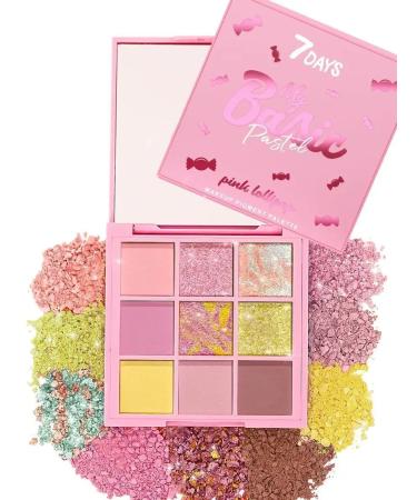 7DAYS Feature shadows palette matte shiny nude