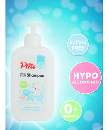 Baby Pino Children's shampoo for hair and body 350ml - Buy Online on GoSupps.com