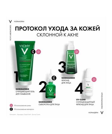 Vichy Set Sasha Normaderm Fluid and serum 10 Sasha - Buy Online on GoSupps.com