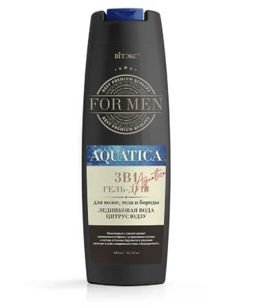 Vitex Aquatica 3v1 gel-dush hair bodies and beards 400ml