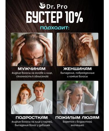 Dr Pro Boster 10% for hair growth and beard - Buy Online on GoSupps.com