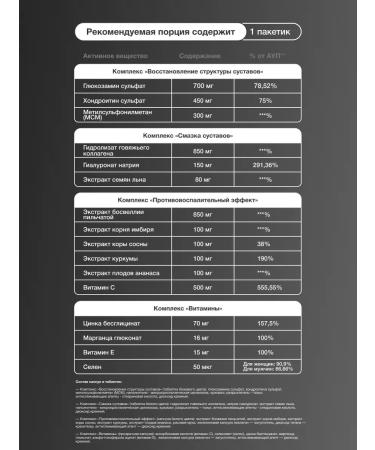 MetaJoy Flex for joints and ligaments of chondroprotectors 44 portions - Buy Online on GoSupps.com