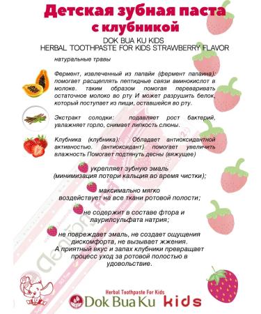 TWIN LOTUS Children's toothpaste strawberries 35 GR*2 pcs - Buy Online on GoSupps.com